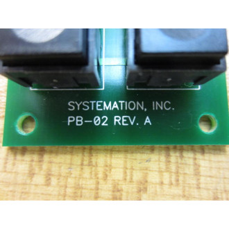 Systemation PB-02 Board PB02 - Used