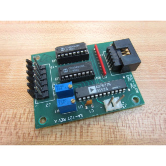 Poly-Flow Eng. EA-127 Circuit Board EA127 W6 Metal + Plastic Pin Cxn - Used