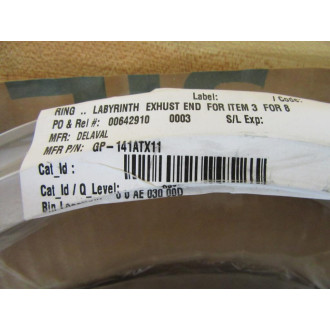Delaval GP-141ATX11 Labyrinth Inlet Packing End GP141ATX11
