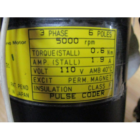 Fanuc A06B-0368-B321 Servo Motor 3-OF W Connectors - New No Box