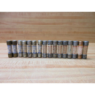 Gould Shawmut Ferraz OT10 Fuse Cross Ref 4XF89 0T10 (Pack of 16) - Used
