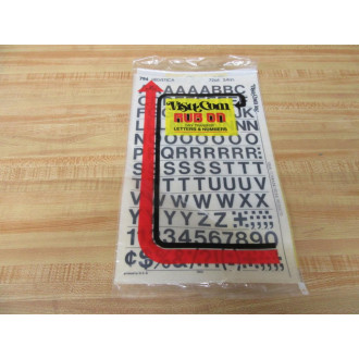 Visu-Com 794 Rub On Dry Transfer Letters - New No Box