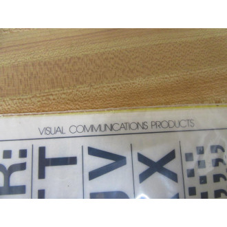Visu-Com 794 Rub On Dry Transfer Letters - New No Box