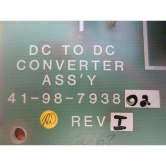 Cyberex 41-98-7938-02 DC To DC Converter  7937 - Used