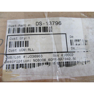 Interstate Plastics DS-13796 Polypropylene Mesh DS13796 - Used