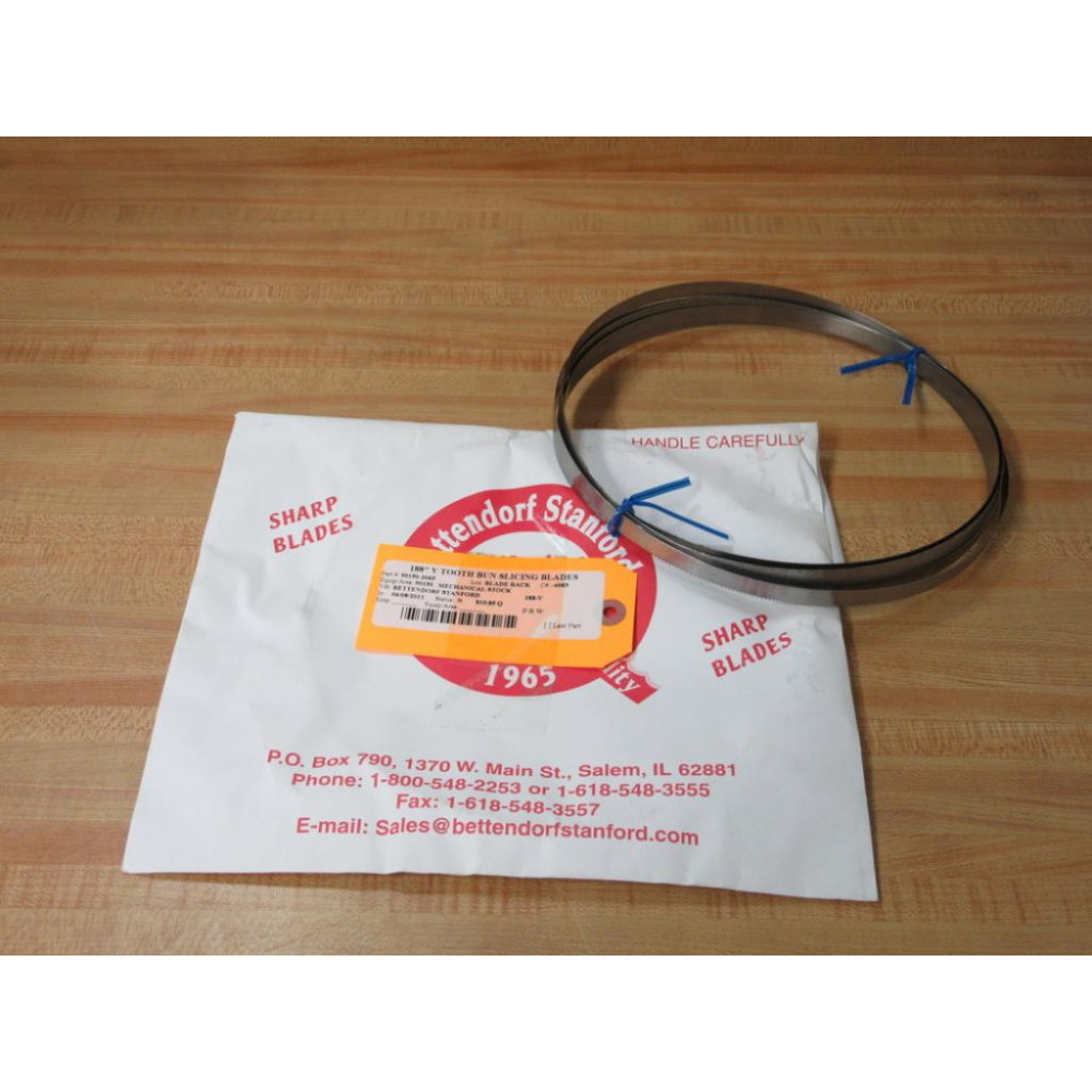 Bettendorf Stanford 90150-2065 V Tooth Bun Slicing Blade 901502065