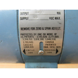 Rosemount 1DP4A12 Alphaline Transmitter 115 - Used