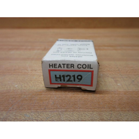 Cutler Hammer H1219 Eaton Heater Element 1219