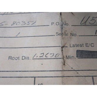 20th Century Machine 5104-5003 Ball Screw A-8272