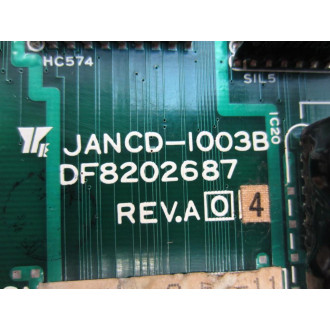 Yaskawa JANCD-1003B Circuit Board DF8202687 - Used