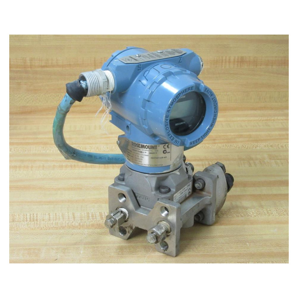 Rosemount 3051CD4A02A1AH2B7K5L4M5DFQS Smart Family Hart Tramsmitter - Used