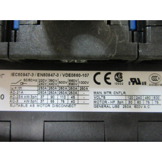 Kraus & Naimer KG251 Main Disconnect Switch KG251-T303WD0006 - Used