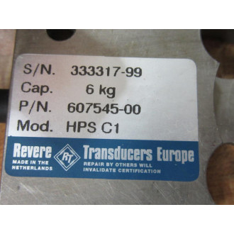 Revere Transducers 607545-00 Transducer HPS C1 - New No Box
