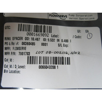 Flowserve 7001703 Ring Spacer