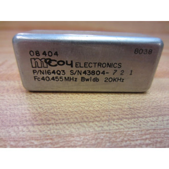 McCoy Electronics 164Q3 Band Pass Filter - New No Box
