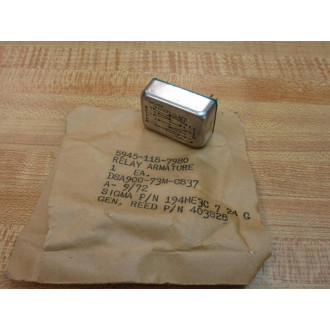 Sigma 5945-118-7980 Relay Armature 194HE3C7-24G