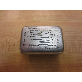 Sigma 5945-00-118-7980 Relay 194HE3C7-24G