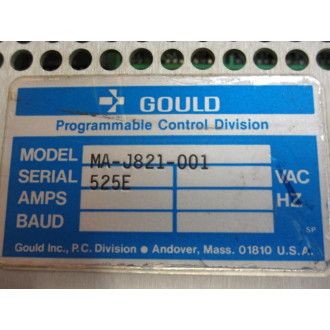GouldModicon MA-J821-001 Remote IO Receiver Module MAJ821001 - Used
