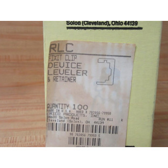 Erico Caddy RLC Device Leveler Retainer (Pack of 100)