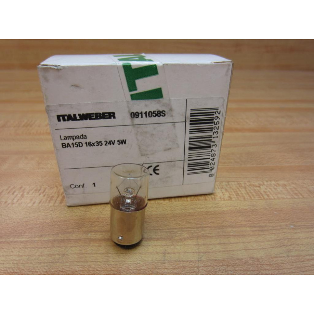 Italweber 0911058S BA15D Lamp (Pack of 10)