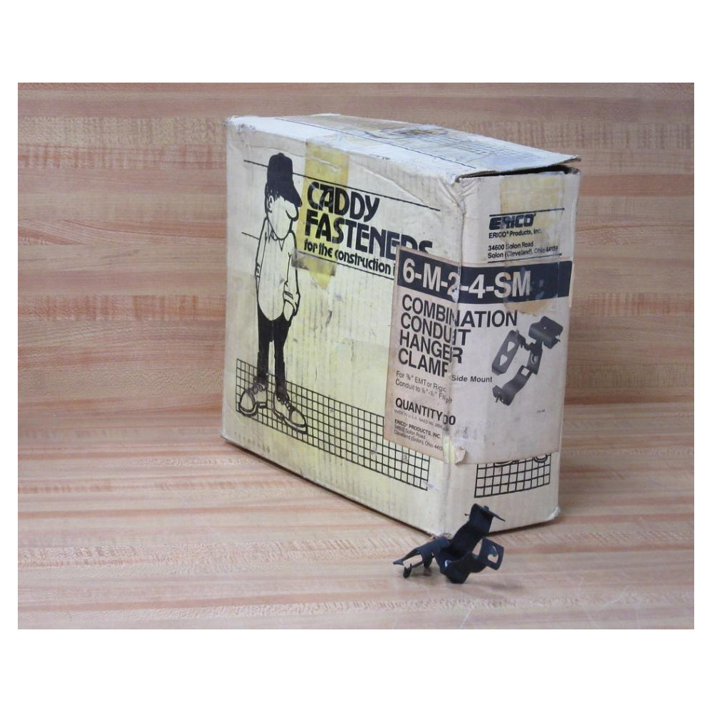 Erico Caddy 6-M-2-4-SM Combination Conduit Hanger Clamp 6M24SM (Pack of 100)