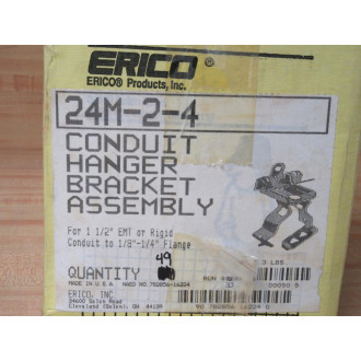 Erico Caddy 24M-2-4 Conduit Hanger Bracket Assy 24M24 (Pack of 49)