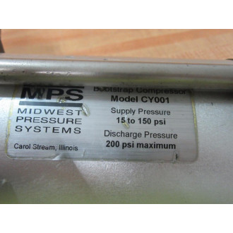 MPS CY001 Bootstrap Compressor - Used