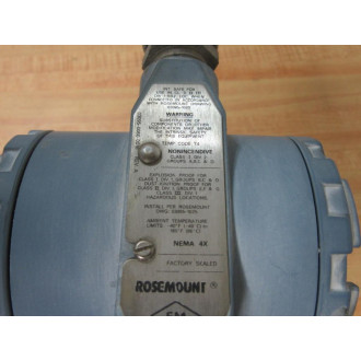 Rosemount 3095MA2CABA10AB000BB Smart Family Transmitter 03095-0045-2812 - Used