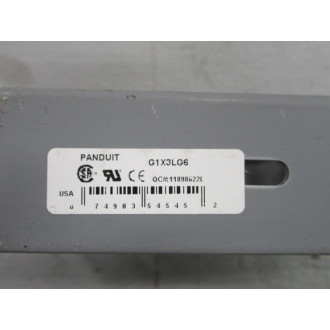 Panduit G1X3LG6 Wide Slot Wiring Duct (Pack of 3)