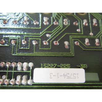 Moore 15227-226-3A Circuit Board 15754-1-3 - Used