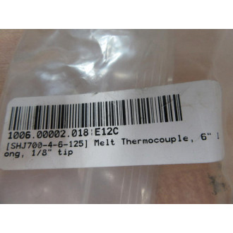 Safe Harbor SHJ700-4-6-125 Melt Thermocouple SHJ70046125 - New No Box