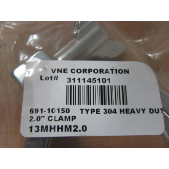 VNE 13MHHM2.0 2" Clamp Type 304 (Pack of 2) - New No Box