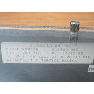 Carotron P1F400-065 Reduced Voltage Starter P1F400065 - Used