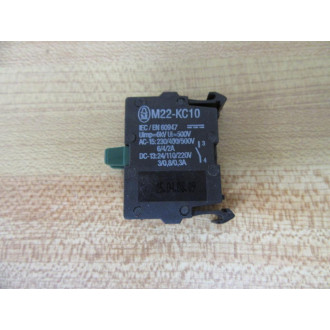 Moeller Klockner M22-KC10 Eaton Contact Block M22KC10 - New No Box