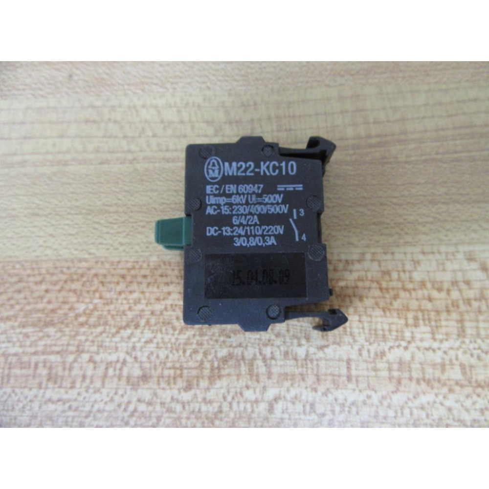 Moeller Klockner M22-KC10 Eaton Contact Block M22KC10 - New No Box