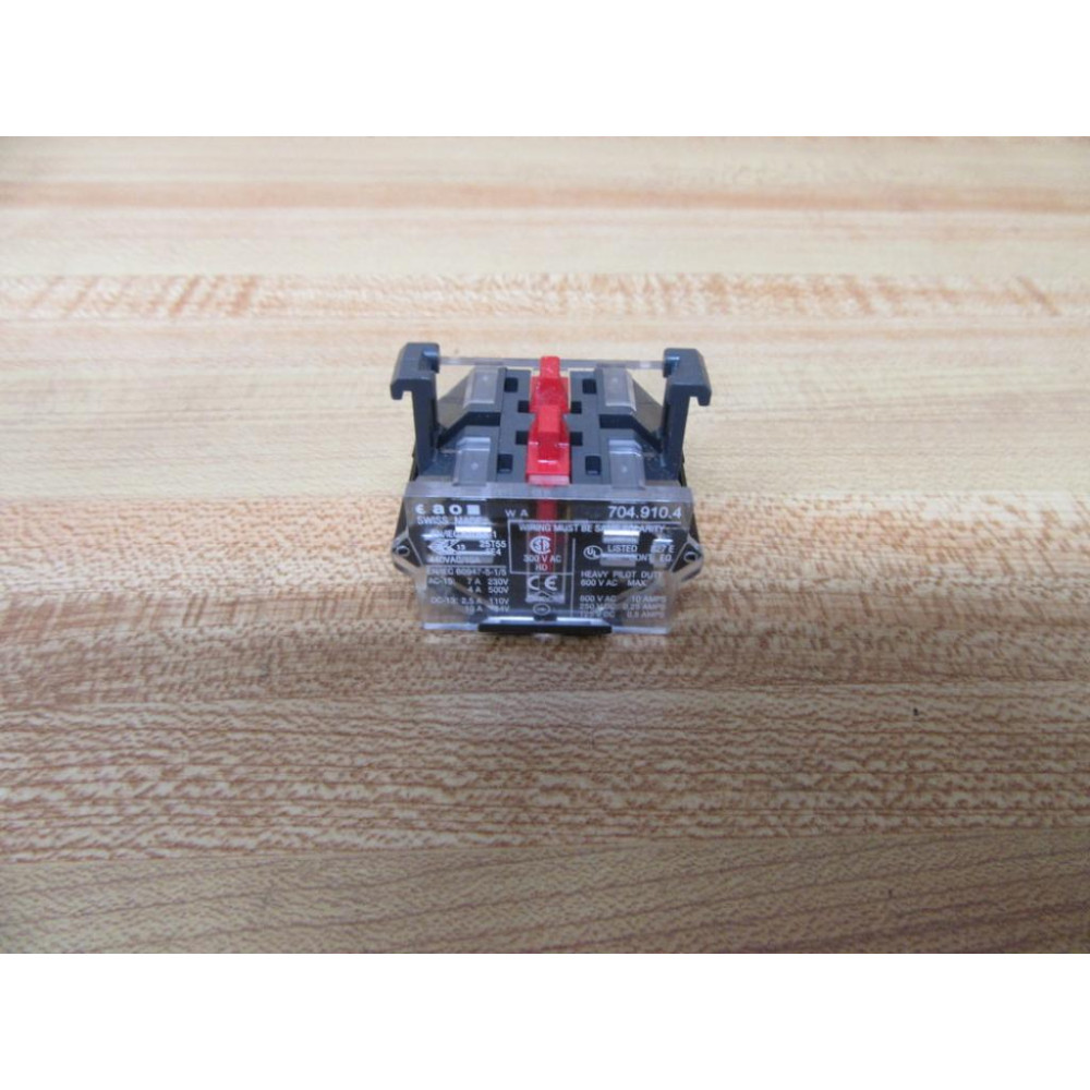 EAO 704.910.4 Switching Element 7049104 Red - New No Box
