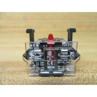 EAO 704.910.4 Switching Element 7049104 Red - New No Box