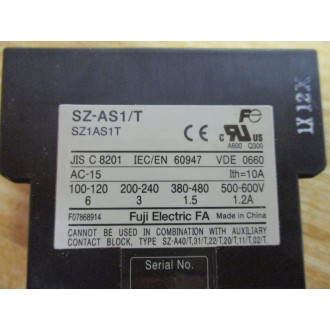 Fuji Electric SZ-AS1T Auxiliary Contact SZAS1T