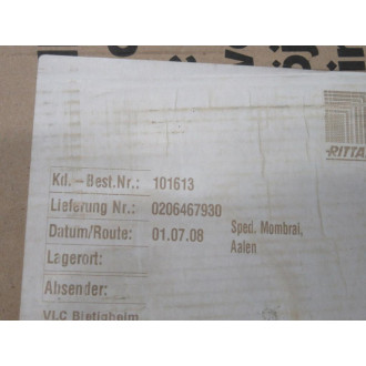 Rittal 101613 Fedderarm 3000 Some Shelf Wear (Pack of 2)