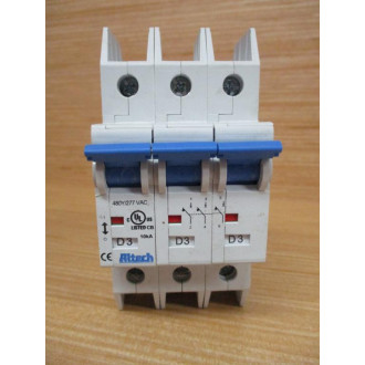 Altech 3DU3L Circuit Breaker 3AMP (Pack of 4)