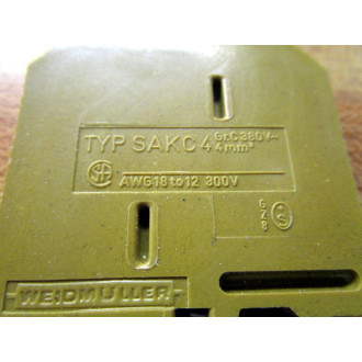 Weidmuller SAKC4 Terminal Block (Pack of 68) - New No Box