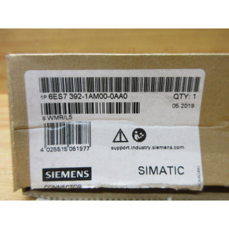 Siemens 6ES7 392-1AM00-0AA0 Front Connector 6ES73921AM000AA0