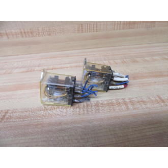 Omron MY4ZF-110120 Relay MY4ZF110120 (Pack of 2) - Used