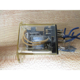 Omron MY4ZF-110120 Relay MY4ZF110120 (Pack of 2) - Used