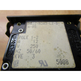 Heinemann JB2S-A2A3-LS-D-A-05 Circuit Breaker JB2SA2A3LSDA05 - Used