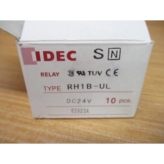 IDEC RH1B-UL-DC24V Relay RHIB-UL-24V DC (Pack of 10)