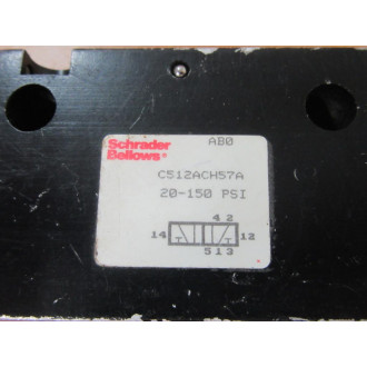 Schrader Bellows C512ACH57A Solenoid Valve - Used