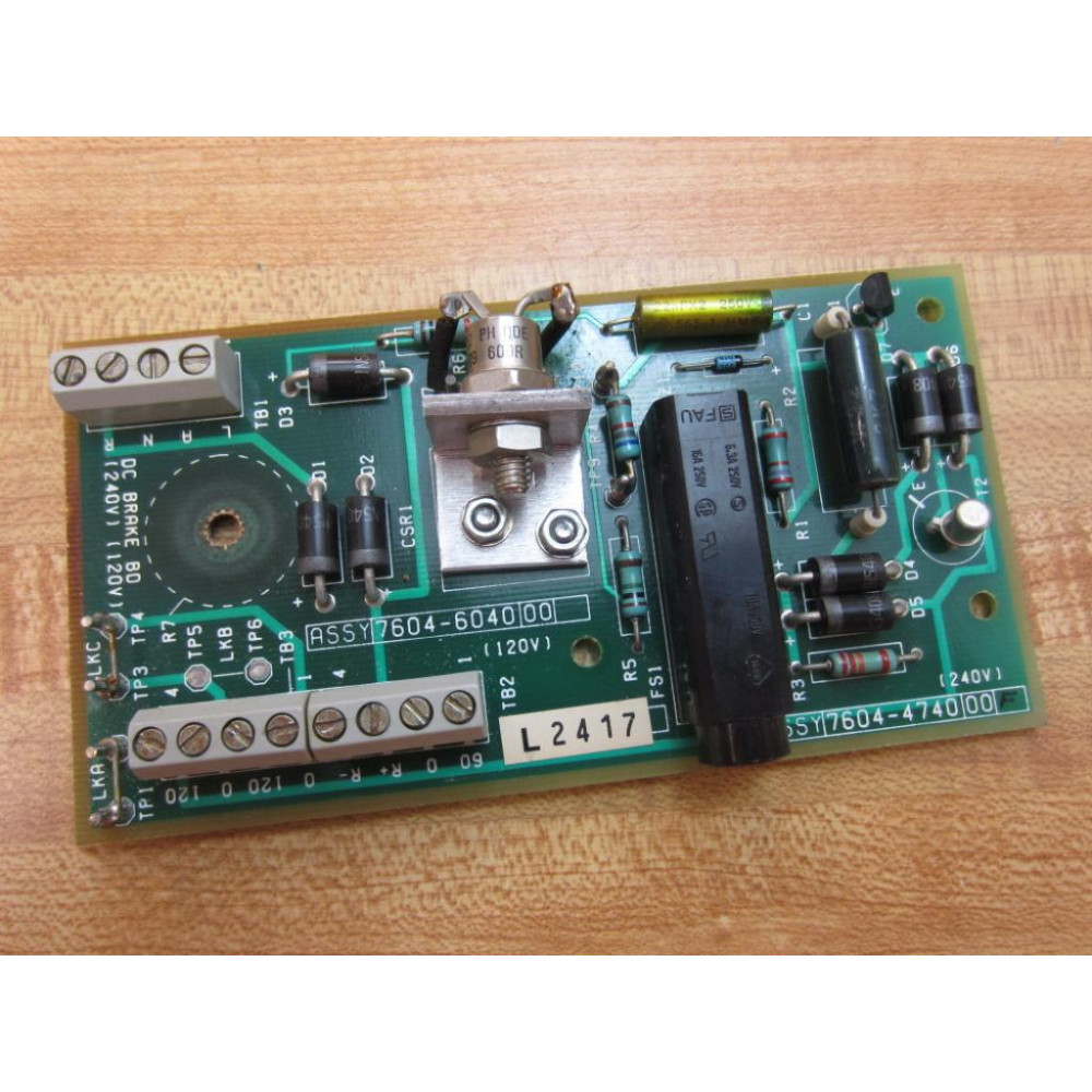 7604-4740-00-F DC Brake Board 7604474000F - Used