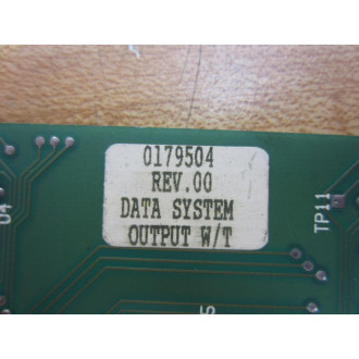 Micro Industries 9700697-0001E Data System Output Board 0179504 - Used