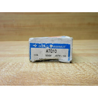 Gould Shawmut Ferraz Mersen ATQ 10 Fuse Cross Ref 4ZCN8 (Pack of 10)